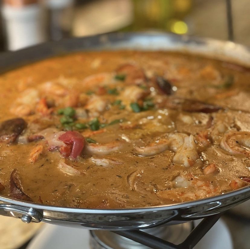 C3Chef's tweet image. Seafood étouffée - Savor the Flavor of Edible Excellence.