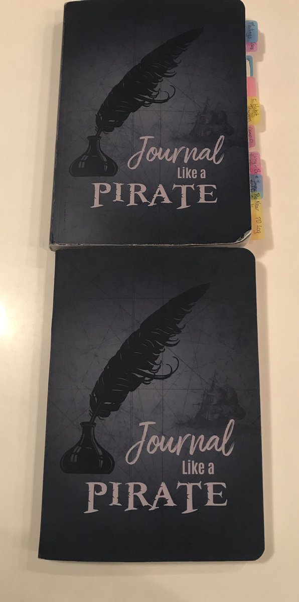 RCMcLean's tweet photo. After 18 months, my first #JLAP was filled. Had to get new tabs so I could dive into the next one and be semi organized. @dbc_inc https://t.co/QUYmVUFdJt