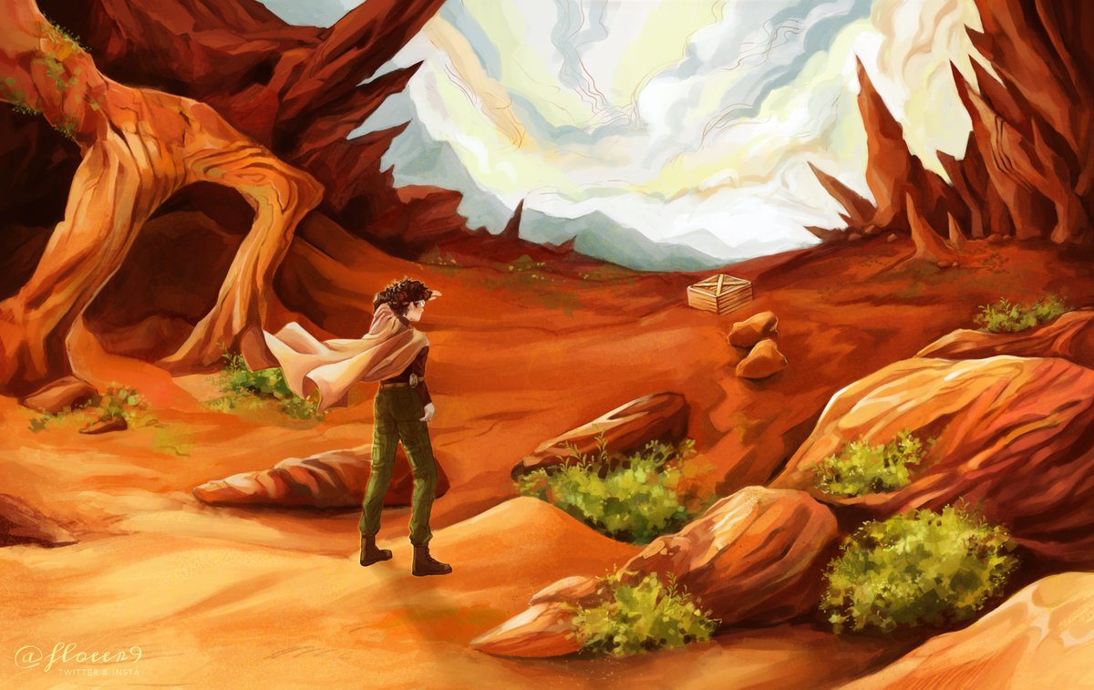floeer9's tweet photo. Posting my first contribution to the @PersonaSeriesBB only a tad bit late :)

🏜️🛸A lost Ren finally finds the mysterious crate he has been searching for in the dry desert wasteland of an alien planet 🏜️🛸
#Persona5 https://t.co/q4sxmv4pvX