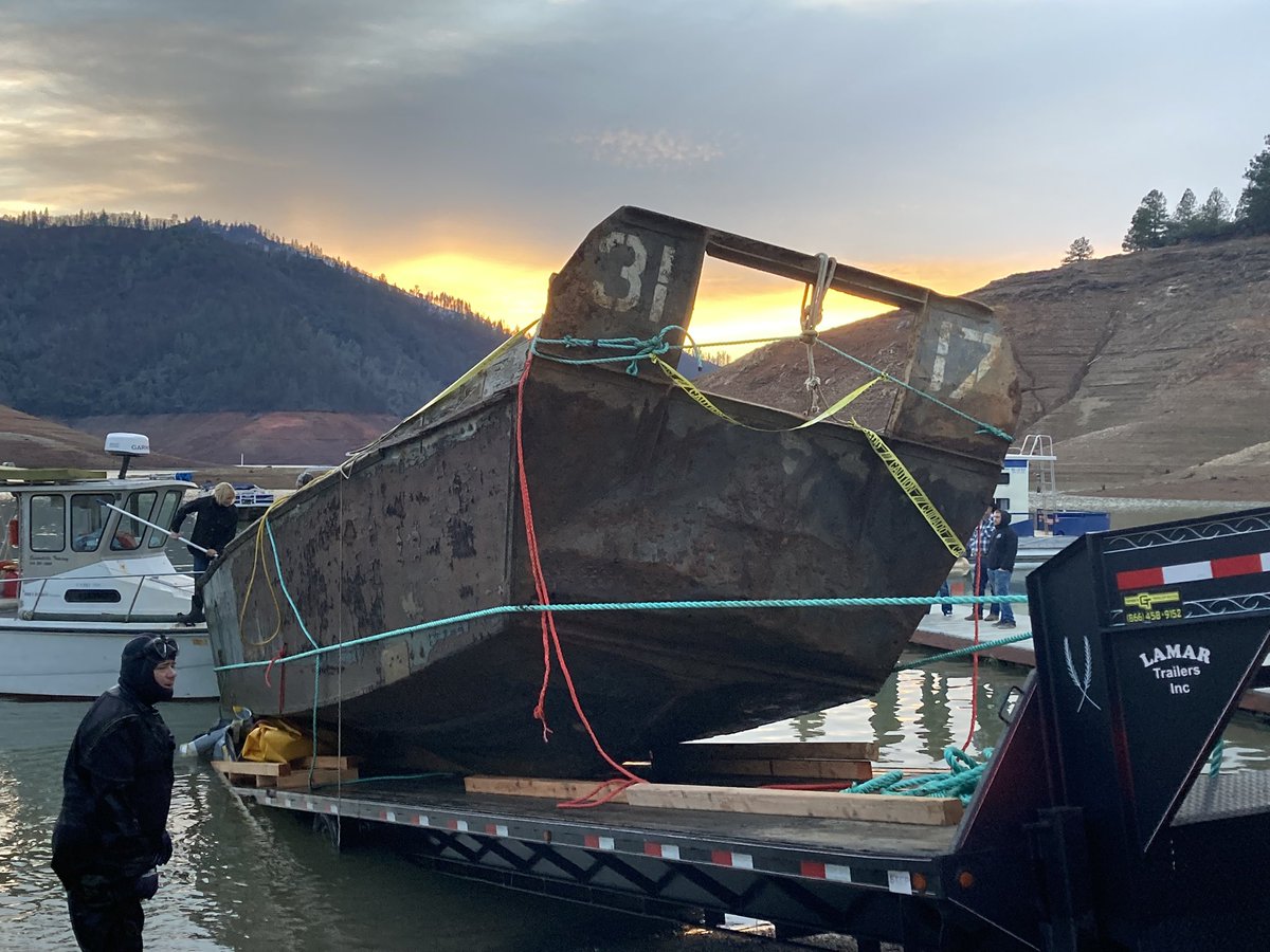 JamesDunsdon1's tweet photo. @DapperHistorian Sometimes these ghosts show up…… Higgins LCVP 31-17 emerged out of a California lake last month. Assigned to USS Monrovia…. Used at Gela, invasion of Sicily. https://t.co/IwHDwrlkth