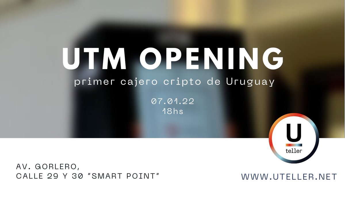 utellerglobal's tweet photo. Finalmente, inauguramos el primer UTM este viernes 07/01, 18hs. 

Todos están invitados, los recibiremos con una pequeña reunión donde podrán ser de los primeros en probar el UTM. 

Vamos Uruguay! 💙🚀 https://t.co/BWYUtqw3Sb