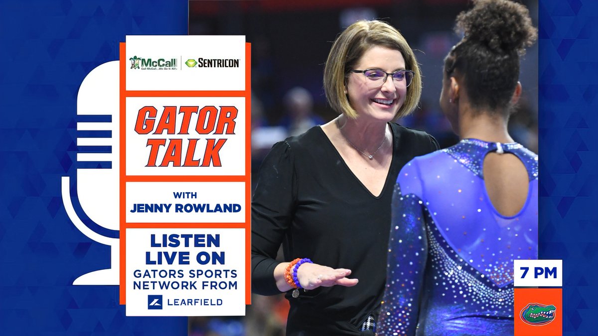 Kicking off Gator Talk for 2⃣0⃣2⃣2⃣ is 🐊🤸 <a href="/JennyRowlandUF/">Coach Jenny Rowland</a> 
 
🔸 Thursday, Jan. 6 
🔹 🕖 7pm
🔸 Visor’s at Spurrier’s | <a href="/celebrationpt/">Celebration Pointe</a>

#GoGators