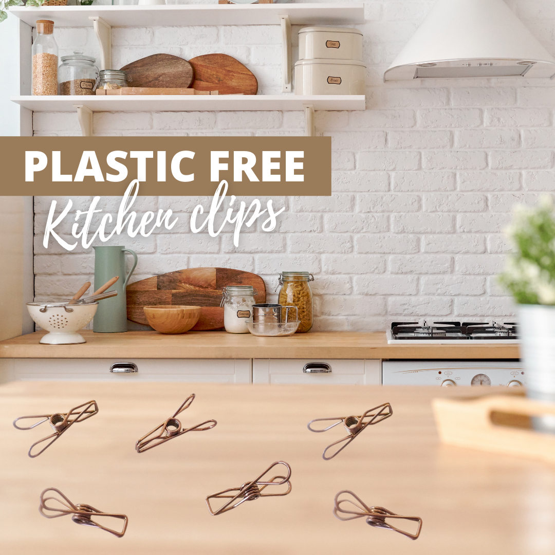 Stainless Steel Pegs aren't just great for laundry they're also great in the kitchen. 
💡Clip a peg on your recipe book pages to keep it in place.
💡Add a peg to open pasta boxes or flour bags to keep them closed.
#plasticfreejanuary #plasticfree