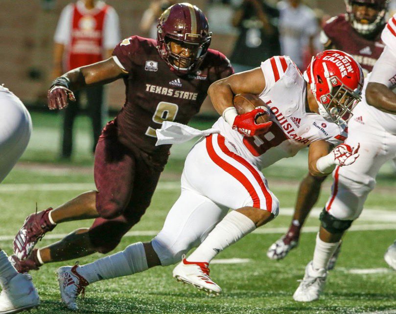 KVNGJAY23_'s tweet photo. BLESSED TO RECEIVE MY VERY FIRST OFFER FROM THE UNIVERSITY OF @TXSTATEFOOTBALL @CoachRobertJac1 @RWrightRivals #AGTG#GOBOBCATS https://t.co/OpyvYebyEM