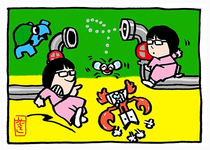 アサガヤシスターズ〜いつもどこかに阿佐ヶ谷姉妹
 
#阿佐ヶ谷姉妹 #いつもどこかに阿佐ヶ谷姉妹  
 #ゲーム  #ファミコン #マリオブラザーズ
#イラスト #芸人 #ファンアート #FANART 
