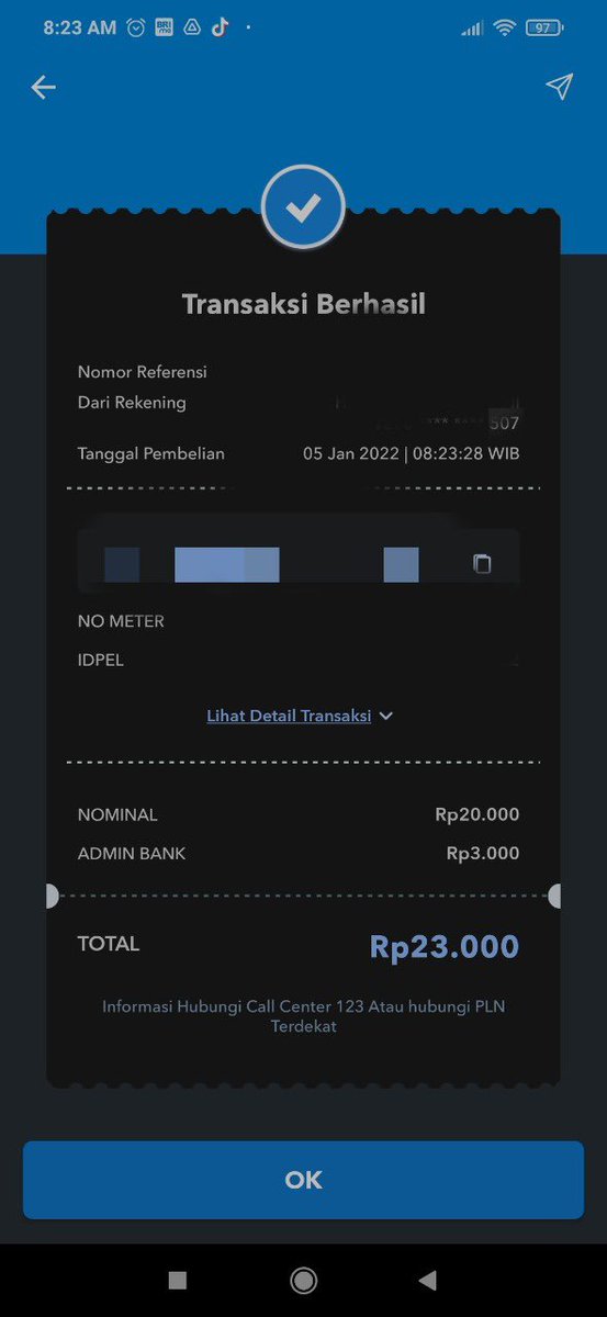 anggi_aeni's tweet photo. Pas mau berangkat kerja malah token bunyi krn mau abis. kalo ditinggal kasian tetangga berisik dengerinnya. akhirnya aku cepet2 langsung lah beli token pake BRIMO. transaksi mudah dan cepet. dan akhirnya ngga jadi malu karna token listrik bunyi wkwkwk #ValidNoDebat @BANKBRI_ID https://t.co/M8ufX9JViI