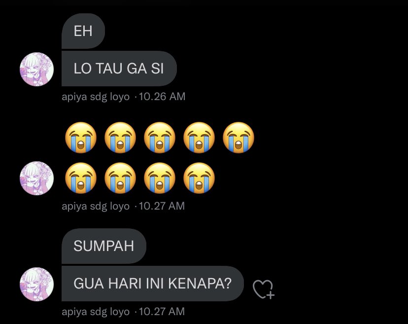 yo kok nanya saya