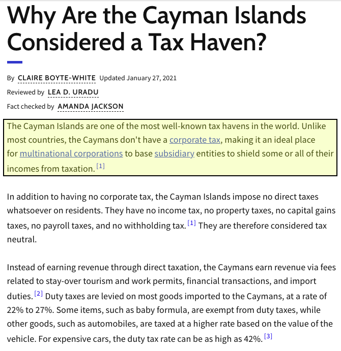 JimmyJabRJ's tweet photo. Per their latest filings, Citadel currently has $269,825,754,895 (269.83B) stashed in the Cayman Islands, a tax haven.
So not only are they manipulating the market, but they're also evading taxes on hundreds of billions of dollars.
Damn criminals
@DOJCrimDiv @DOJ_EOIR @SECGov https://t.co/BLBnLdvkyc