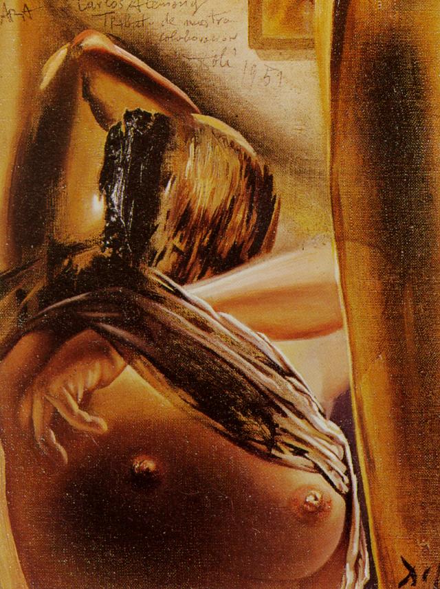 Woman Undressing, 1959 #dali #surrealism