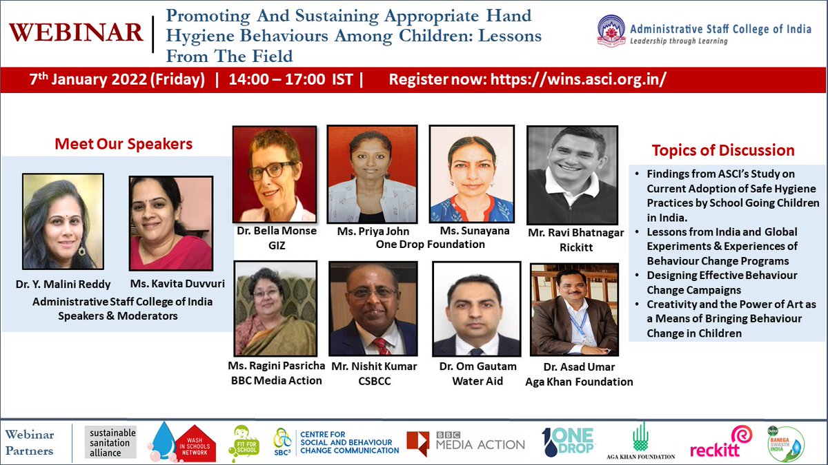 Dr. Y. Malini Reddy (@malinireddy) on Twitter photo Register for webinar on “Promoting and Sustaining Appropriate Hand Hygiene Behaviours Among Children: Lessons from The Field” , 7th January, 2-5pm (IST)
Registration link: asci-org-in.zoom.us/meeting/regist…
<a href="/Urban_ASCI/">Urban Management - ASCI</a> <a href="/Chary_VSC/">V. Srinivas Chary</a> <a href="/DevikaGanesan/">devika ganesan</a> Register for webinar on “Promoting and Sustaining Appropriate Hand Hygiene Behaviours Among Children: Lessons from The Field” , 7th January, 2-5pm (IST)
Registration link: asci-org-in.zoom.us/meeting/regist…
<a href="/Urban_ASCI/">Urban Management - ASCI</a> <a href="/Chary_VSC/">V. Srinivas Chary</a> <a href="/DevikaGanesan/">devika ganesan</a>