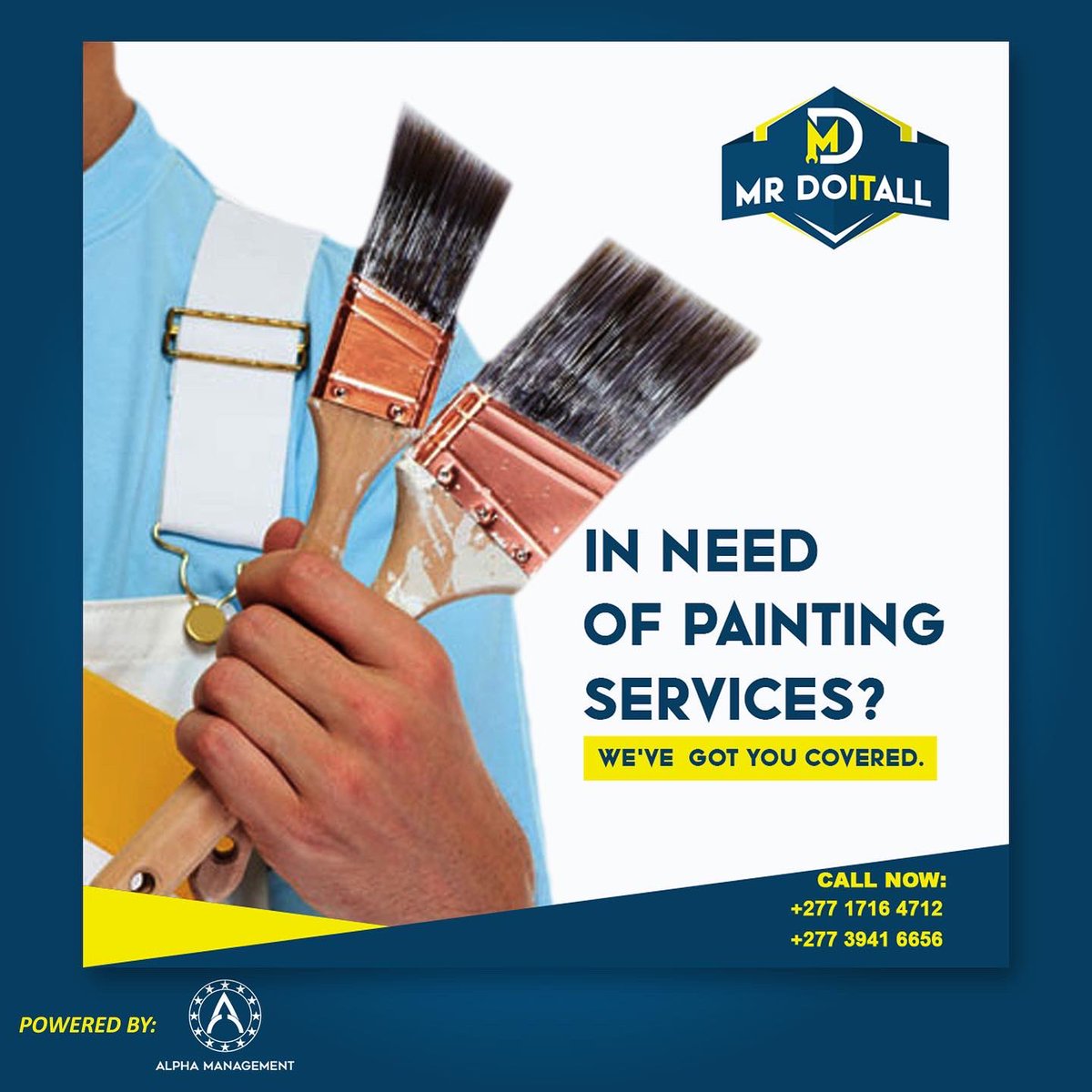 We’ll Take Care Of All Of Your Property Maintenance And Building Maintenance Needs. For All Your Property Maintenance & Property Management Requirements.

Affordable, reliable handymen on standby all over Cape Town. 
:
#mrdoitall
#alphamanagement