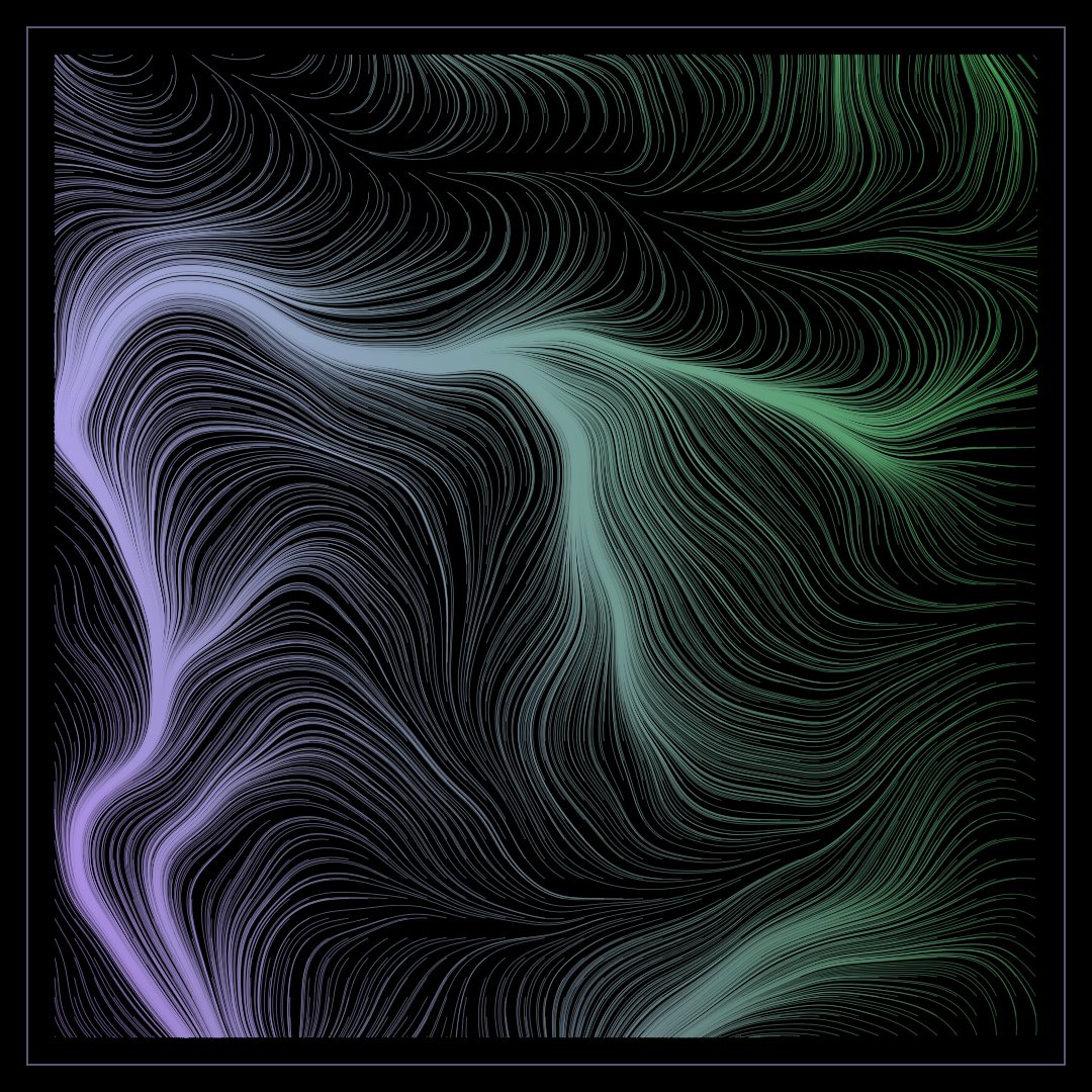holocrypt1c's tweet photo. Genuary Day 4: (Definitely not 😅) The next next Fidenza.

Simple Flowfield

#genuary2022 #genuary #creativecoding #p5js #generativeart https://t.co/yVyyjSoki6