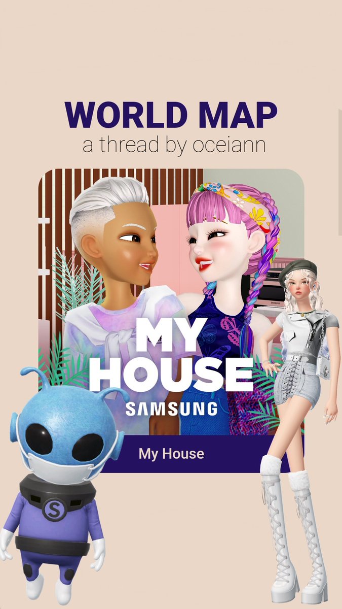 oceiann's tweet image. How to finish the world map quest in "My House"
ㅡ a tutorial thread by daisy zepeto id @ ann.

RT, like and share will be appreciated^^