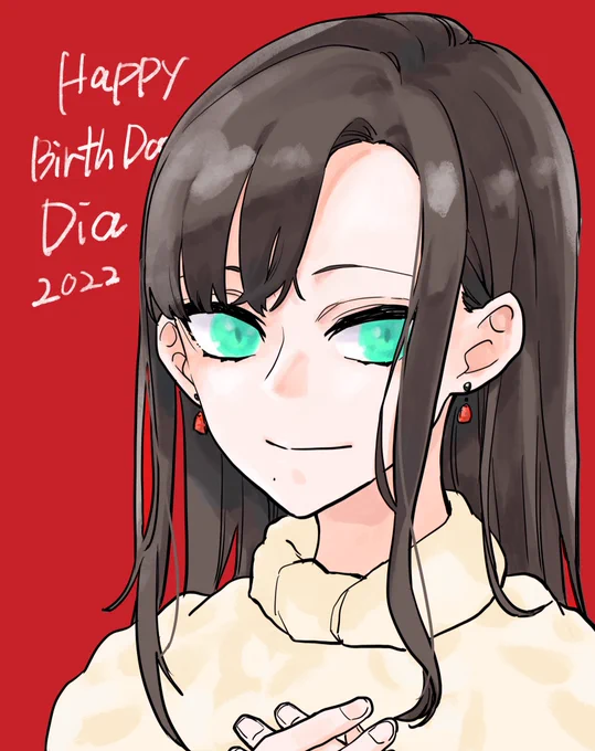 だいぶ遅れたけどダイヤちゃんお誕生日おめでとう!!♦️ 