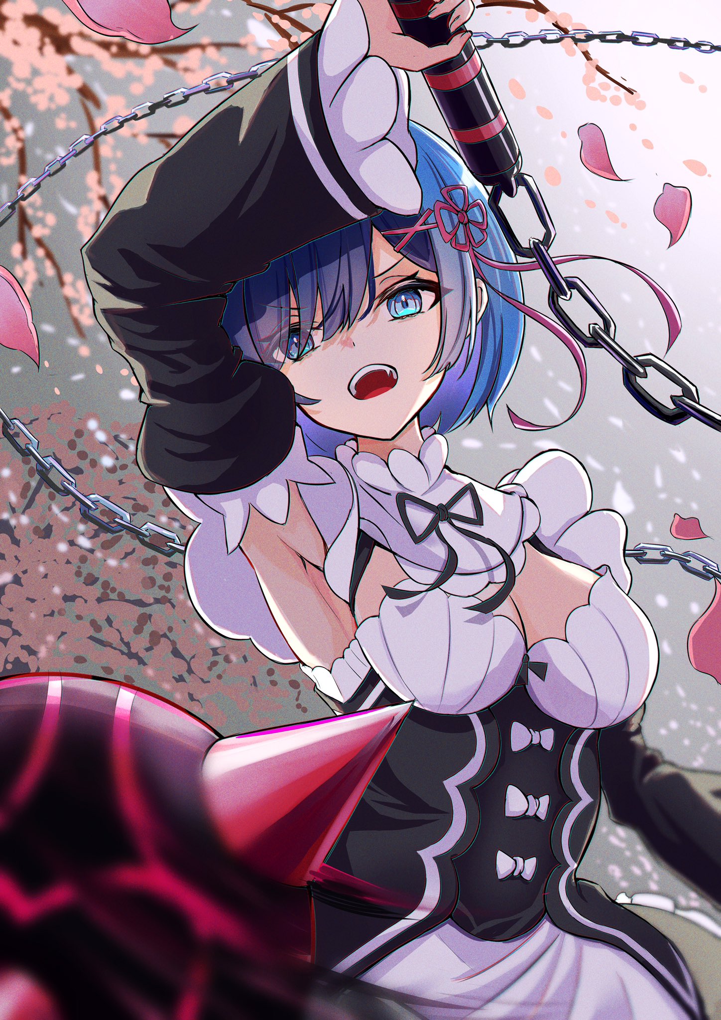 تويتر あさから على تويتر レムちゃん描いてみました レムはかわいいだけじゃない レム リゼロ イラスト T Co K7zf3p6rca