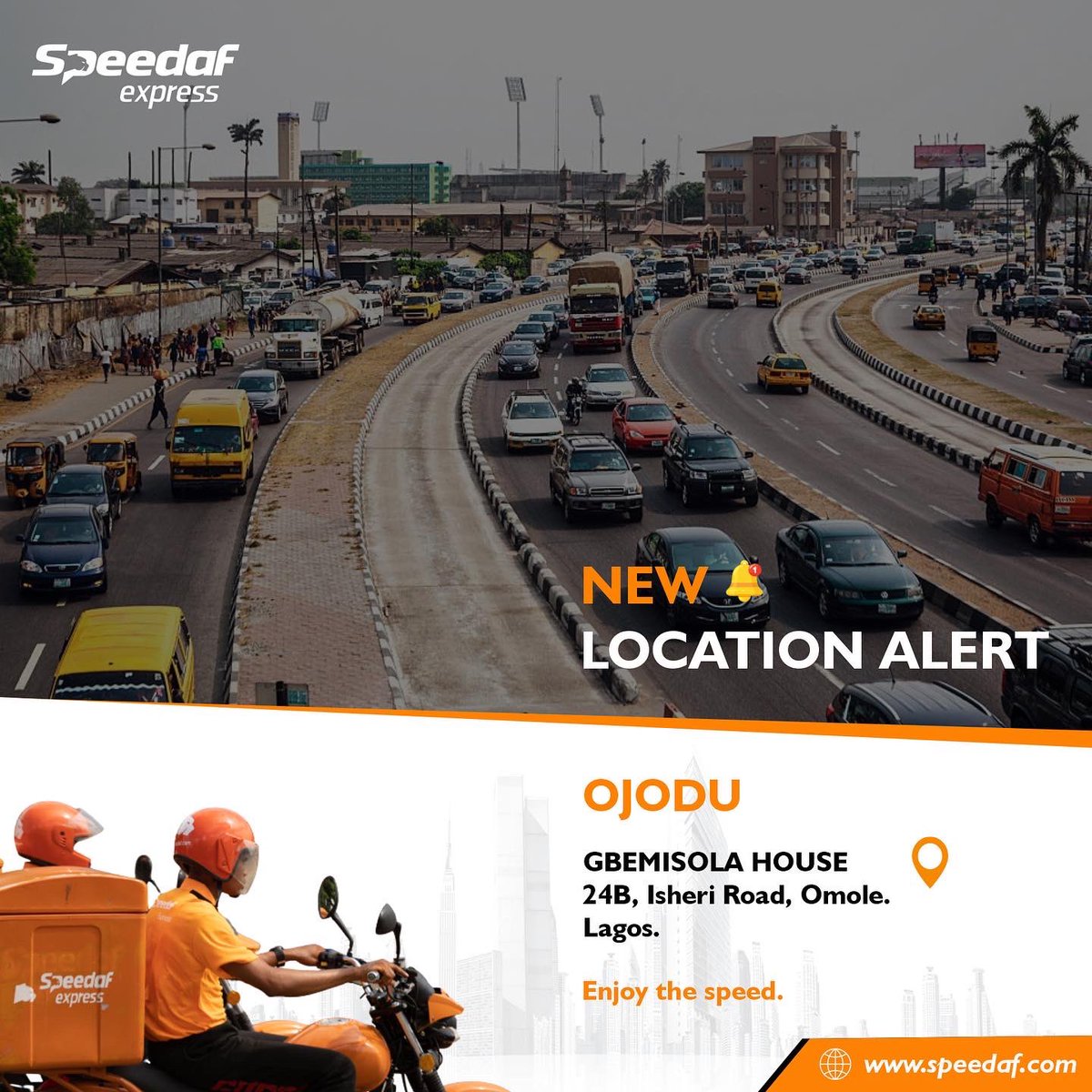 Officialspeedaf's tweet photo. 🚨🚨 LOCATION ALERT!!! 🚨🚨
No more delivery delays!! Visit any of our these Pickups and Drop-offs Stations to fast track your delivery.
📍Ifo
📍Ikorodu
📍Ojodu
#PickupAndDropOff
#NationwideDelivery
#SpeedafLogistics https://t.co/reF83ZtnSk