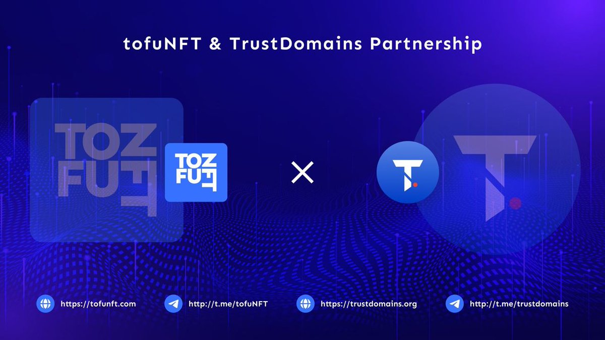 🎉We are excited to announce new partnership with <a href="/tofuNFT/">tofuNFT📛The largest multichain NFT marketplace</a> 🎉

<a href="/tofuNFT/">tofuNFT📛The largest multichain NFT marketplace</a> is a fully featured decentralized marketplace for buying, selling and trading NFTs and deployed on multiple blockchains.