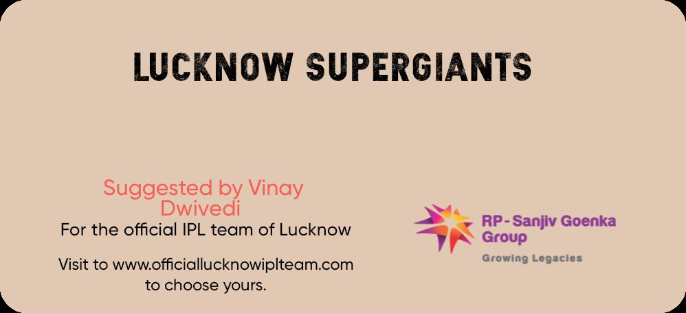 CricketVinay's tweet photo. Which One Is Better ? 🤔😙
@TeamLucknowIPL
#Lucknow #IPLLucknow #LucknowIPLTeam #LucknowSuperGiants #LucknowStrikers https://t.co/iIxmvCyQww