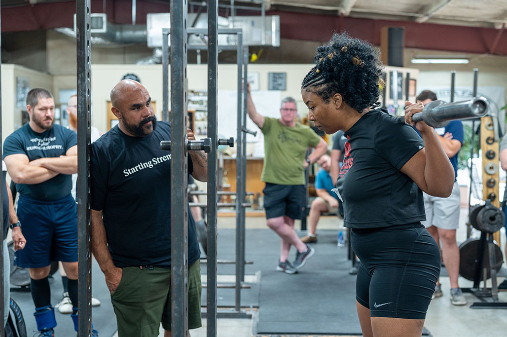 SS_strength's tweet photo. Coaching Development Camp - #Plano, #Texas
Are you a prospective #StartingStrengthCoach candidate?
Let Nick Delgadillo help guide you in the process of developing your coaching skills on the #squat
#StartingStrength https://t.co/Zie88Q2ah3