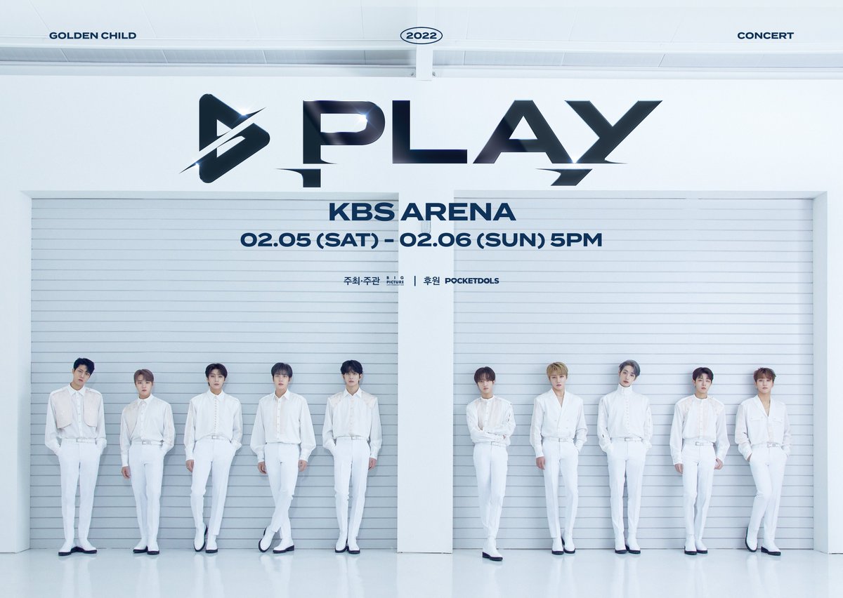 GoldenChild's tweet photo. [📢] 잠시 후, 8PM🕗
2022 골든차일드 콘서트 [PLAY] 일반 예매가 진행됩니다.

모두 놓치지 마시고, 우리 콘서트장에서 꼭 함께해요☺🍀

국문 ▶ https://t.co/VBvWYtehsR
글로벌 ▶ https://t.co/jAnRNSKOZr

#GoldenChild #골든차일드 #PLAY https://t.co/5GtR5nC7Gg