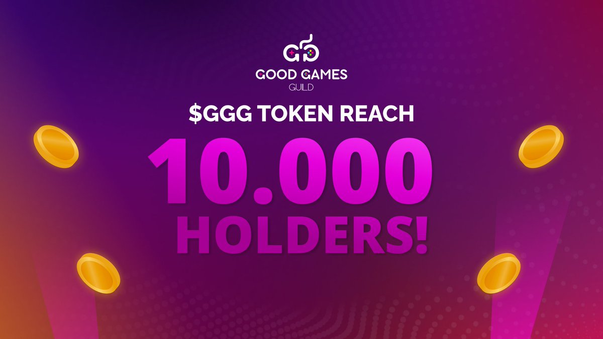 goodgamesguild's tweet photo. $GGG fams keep growing!🔥
10k+ $GGG token holders https://t.co/H46AQrMuTR