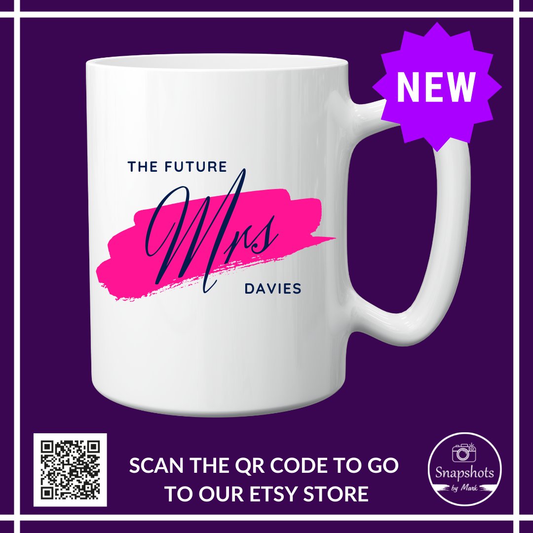 Brand new wedding range now available in our Esty store! Drop us a comment to let us know what you think of this new design!

etsy.com/uk/shop/Snapsh…

#personalisedgift #personalisedmug #gifts #wedding #weddinggift #hen #stag #bridalgifts #partygifts #mugs #sublimation