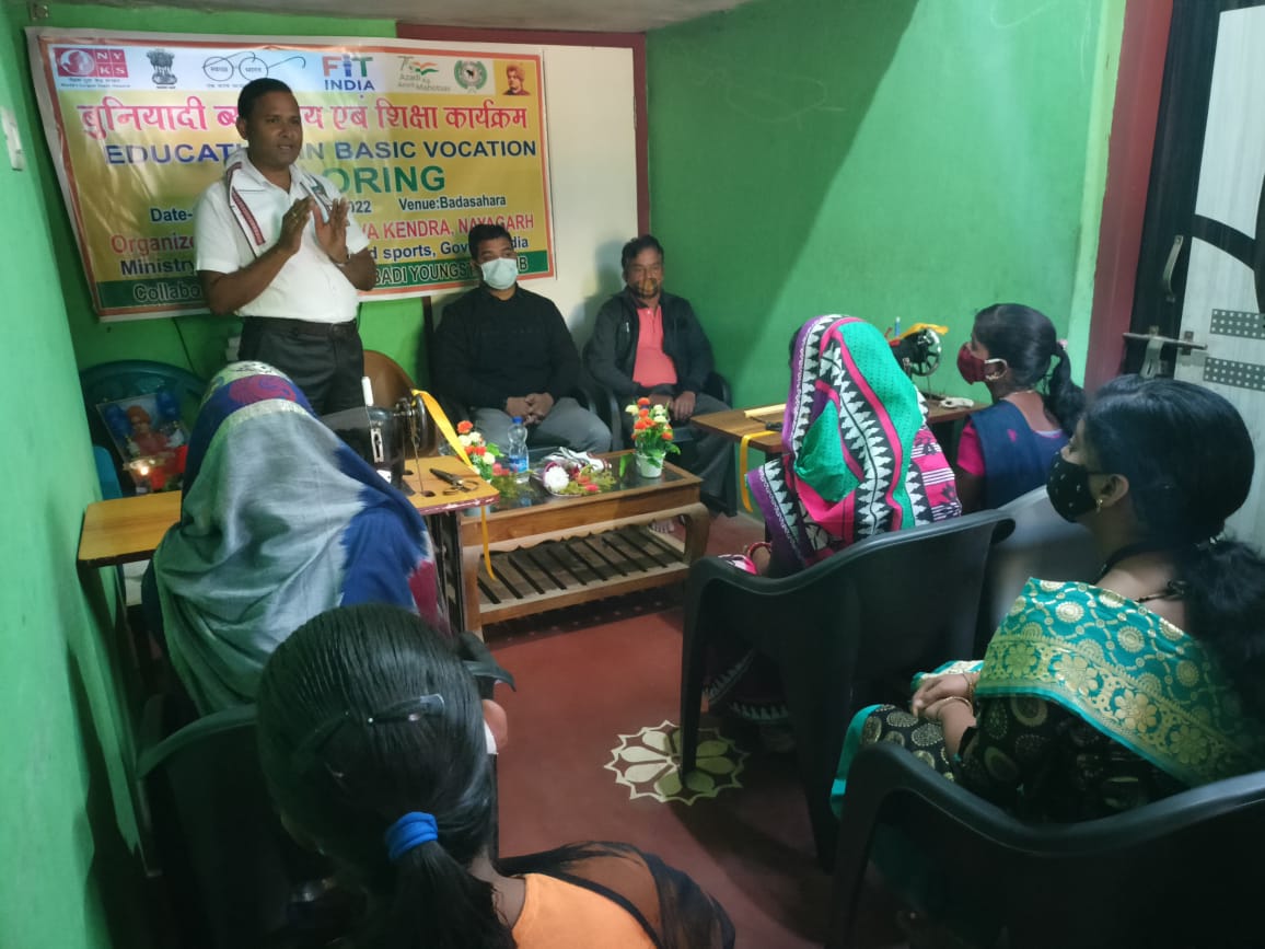Adarshbadi Youngstar Club (an associated youth club of NYK Nayagarh) launched an education in basic vocational (tailoring) programme at Bhapur block, Nayagarh.

#Nayagarh #BhapurBlock #Educationprogram #Amritmahotsav