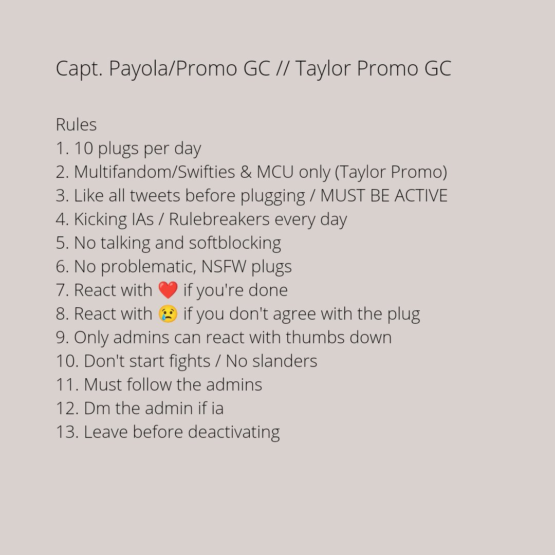 folklorianwolf's tweet photo. Promo/Payola GCs are recruiting 🚨

• must follow @captayriana @itwasrealtomee @motivefalsegod @powpuffgirlstan 
• reply the desired gc, like and rt to be added (must do all three) https://t.co/mh7Z3rEfnh