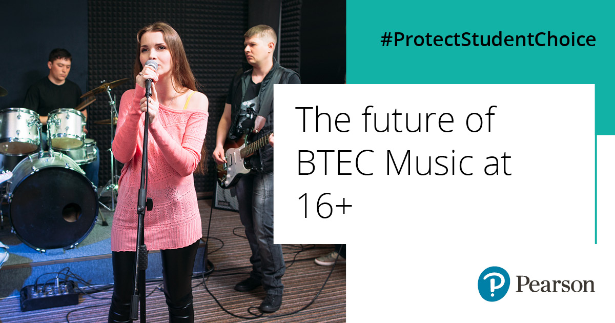 PearsonBTECAppr's tweet image. #ProtectStudentChoice and sign the petition to protect Level 3 BTECs in Music. 

protectstudentchoice.org