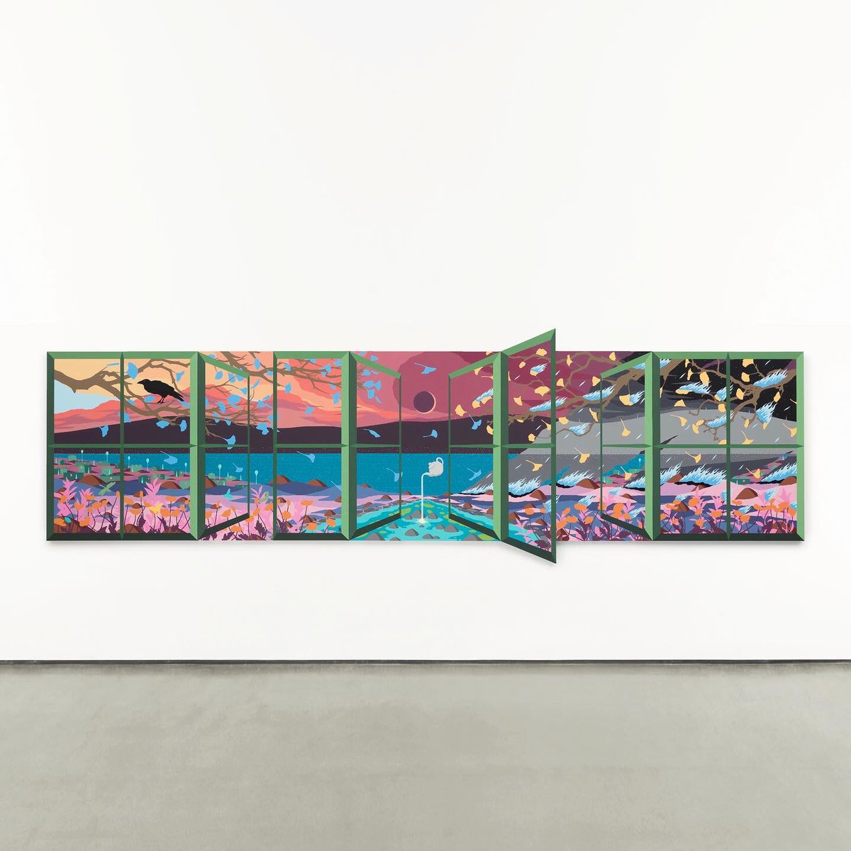 Greg Ito (@gregitooo) on Twitter photo This 5 panel painting titled Ceremony was acquired by the <a href="/icamiami/">Institute of Contemporary Art, Miami</a> from my recent solo exhibition Apparition at <a href="/AnatEbgi/">Anat Ebgi Gallery</a> Los Angeles. Looking forward to seeing it hang in the museum someday! Thank you everyone who made it possible 🙏🏽✨ This 5 panel painting titled Ceremony was acquired by the <a href="/icamiami/">Institute of Contemporary Art, Miami</a> from my recent solo exhibition Apparition at <a href="/AnatEbgi/">Anat Ebgi Gallery</a> Los Angeles. Looking forward to seeing it hang in the museum someday! Thank you everyone who made it possible 🙏🏽✨