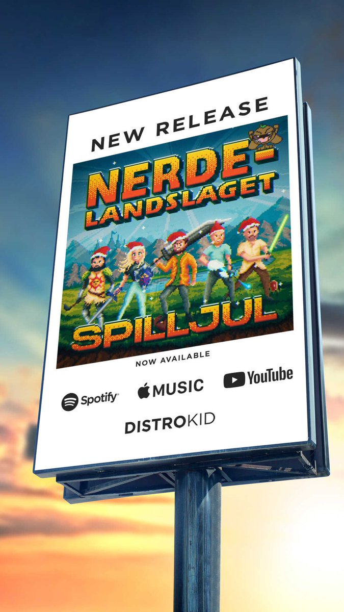 Spilljula varer helt til påske! Ute på alle strømmetjenester nå 🎶 open.spotify.com/album/1uUZWvmg…