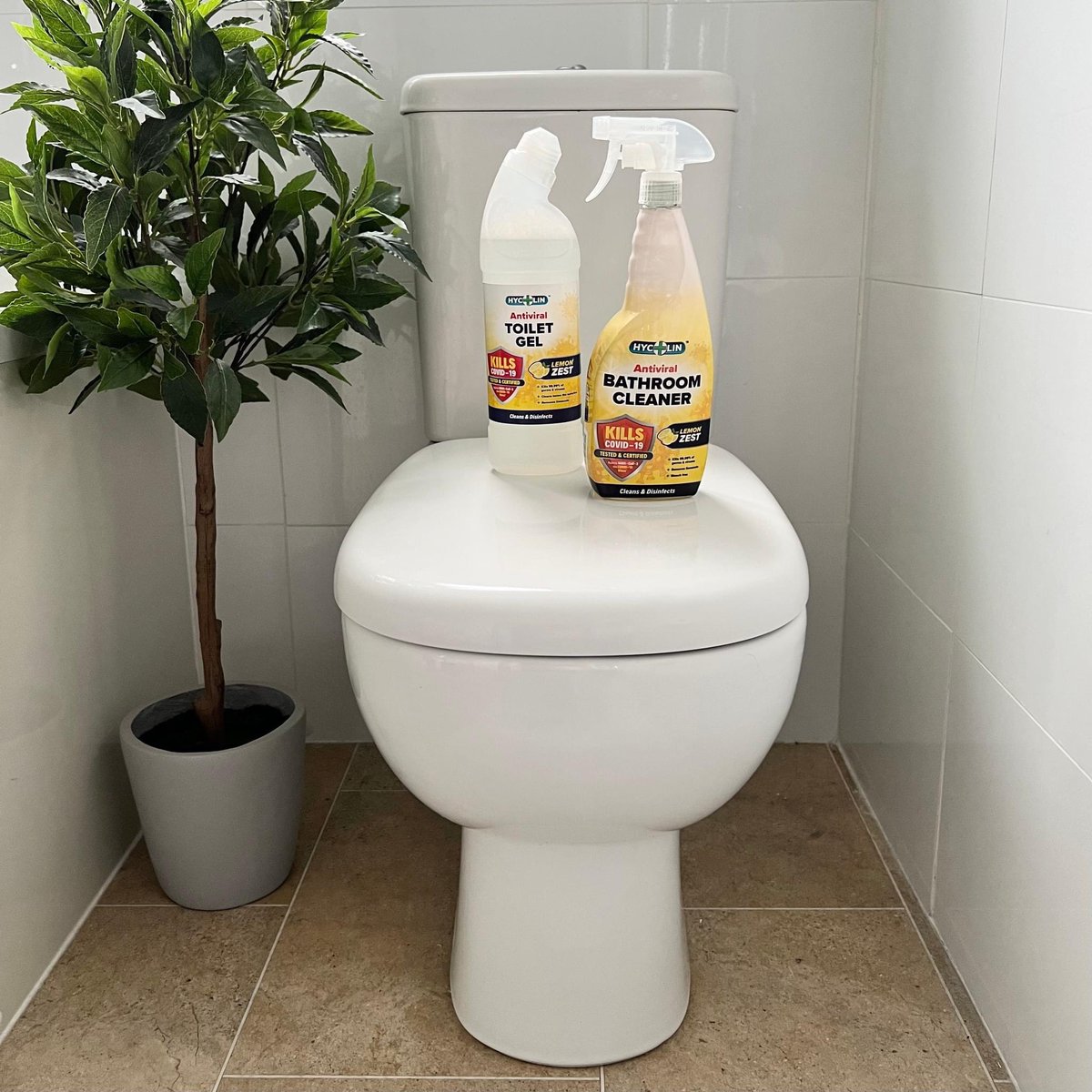 Make bathroom cleaning quick and easy with our bathroom combo.

Even better, you'll kill nasty germs and viruses, thanks to our powerful formula that kills 99.99% of germs and bacteria! 🦠⠀

#hycolin #hycolinbathroom #bathroomcleaner #toilet #toiletcleaner