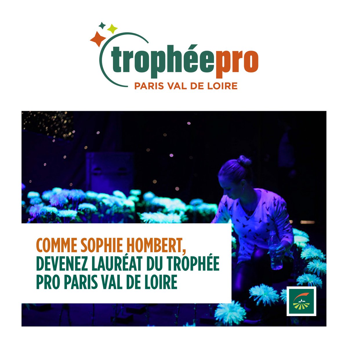 GroupamaPVL's tweet photo. Pour la 3ème année, nous encourageons les initiatives des petites entreprises qui contribuent par leur activité au dynamisme territorial. 
Comme Sophie Hombert, créatrice de l'entreprise @DesignAglae devenez lauréat du #TrophéePro Paris Val de Loire. 
➡ https://t.co/ZTHxAty2rX https://t.co/Vrc4rk7pek
