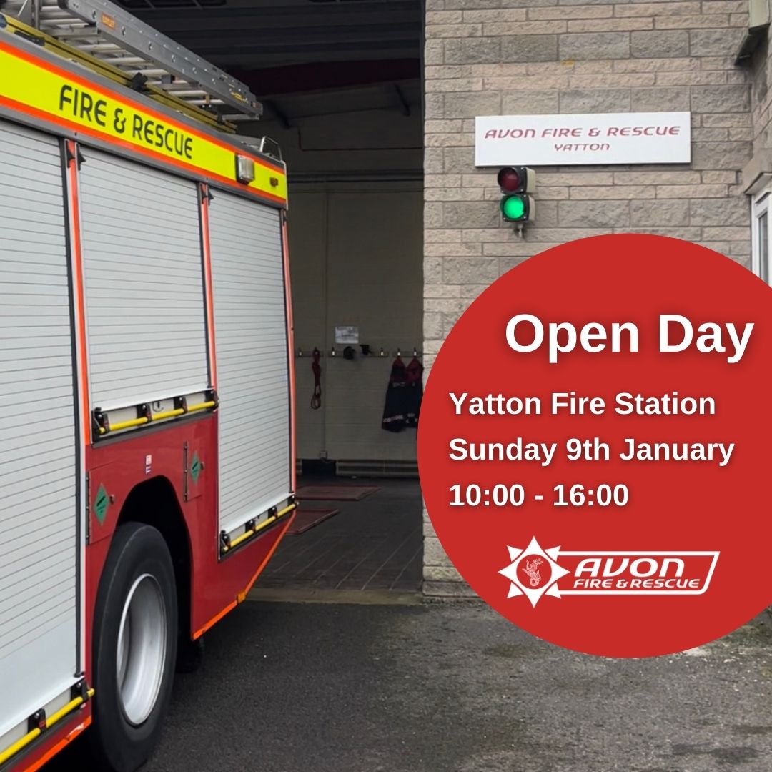 AFRSYatton's tweet photo. 📅Got plans this Sunday? Come and join us down at Yatton Fire Station for our open day!

🚨Entry is free, and the event will run from 10:00 - 16:00. https://t.co/WFzB9yQLsi