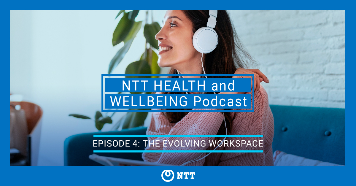 Plug into The Health and Wellbeing Podcast, the new <a href="/NTT/">Chinmay</a> show exploring the transformation of our #HealthandWellbeing. On e4, Alex Bennett (<a href="/GlobalNTT/">NTT Global</a>) breaks down the the future workplace with expert <a href="/KevinMulcahy/">Kevin Mulcahy</a> Listen on Apple, Spotify or here:
global.ntt/healthandwellb…