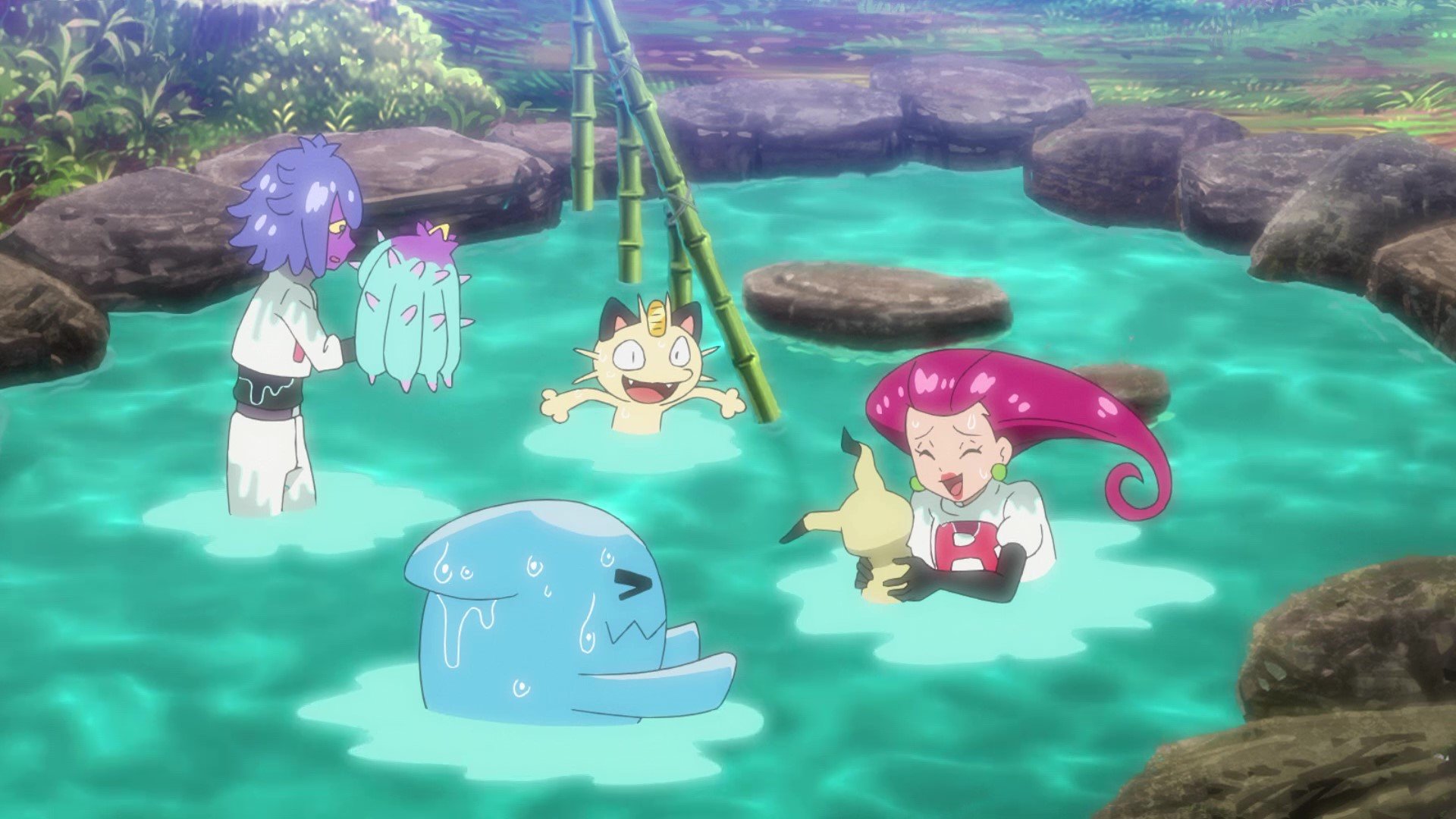 アニメ ポケットモンスター 公式 明日1 7 金 正午まで アニポケ 厳選8エピソードをポケモン公式youtubeチャンネルで公開中 第76話でサトシとゴウを追ってアローラ地方にやってきたロケット団 久しぶりに ヒドイデ ミミッキュ キテルグマ