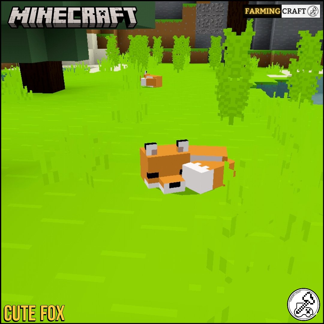 HarryFarCraft57's tweet photo. Cute Fox Sleeping!

#MinecraftFox #CuteFox #MinecraftPicture #MinecraftBedrock #MCPEPic https://t.co/Et3z8BL3Az