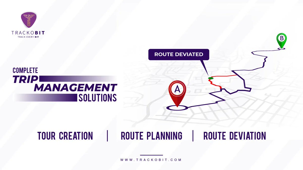 trackobit's tweet photo. Stay ahead of the curve by mapping the most efficient route for every trip. Mark the stoppages, specify the halt time, draw up the timeline, and get notified when the task is complete.
#TrackoBit #RoutePlanning #TripManagement #RouteDeviation #DriverBehaviour #TourCreation https://t.co/BtJV1ru53c