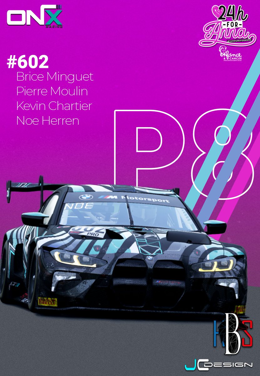 OnxRacing's tweet photo. Nos line up pour les 24h for Anna.
Positon sur la grille
#24hforAnna #assettocorsacompetizione #simracing #charity #ONXracing https://t.co/bAABEDllkz