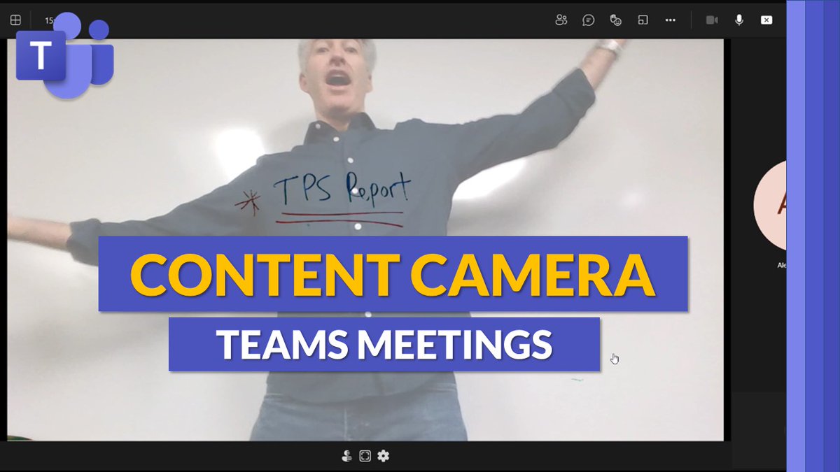 A short tutorial video 📽️ on how to use the new Content from Camera feature in #MicrosoftTeams meetings. This feature uses AI to overlay yourself in front of a whiteboard for useful #hybridlearning scenarios.

YouTube 📺 youtube.com/watch?v=2pVw6i…

#edtech #MIEExpert #MicrosoftEDU