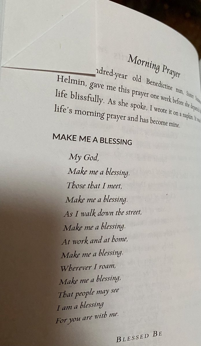 antoniopags's tweet photo. From “Sister Karol’s Book of Spells, Blessings &amp; Folk Magic” comes one of my favorite morning prayers. May it give you a peaceful start to the day. #makemeablessing #prayer https://t.co/EgiCWrawqa
