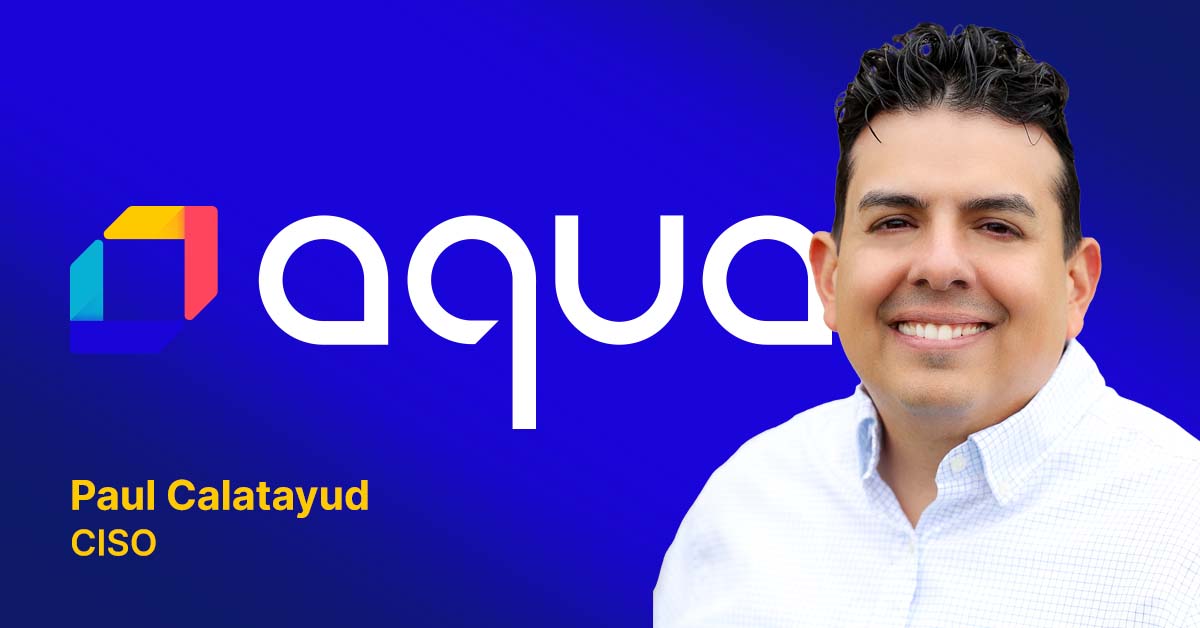 AquaSecTeam's tweet photo. Please join us in giving a warm welcome to our new CISO, @paulcalatayud!

Paul will help scale the security program, shape strategies to advance innovation in #cloud native security, and work with customers to enhance their #cloudnativesecurity posture.

https://t.co/2p9K3cvqJ6 https://t.co/cd01NwAKOc