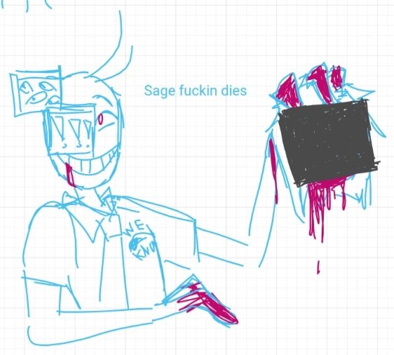 999NIST's tweet photo. Tw: gore (kinda?)

Uh yeah I redesigned Commercial a little, along with Sage lol https://t.co/WLbn8YJt3C