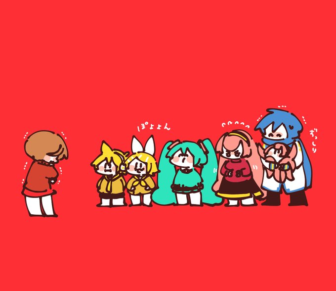 正月太りしてしまったボカロ達( ˙꒳​˙  ) 