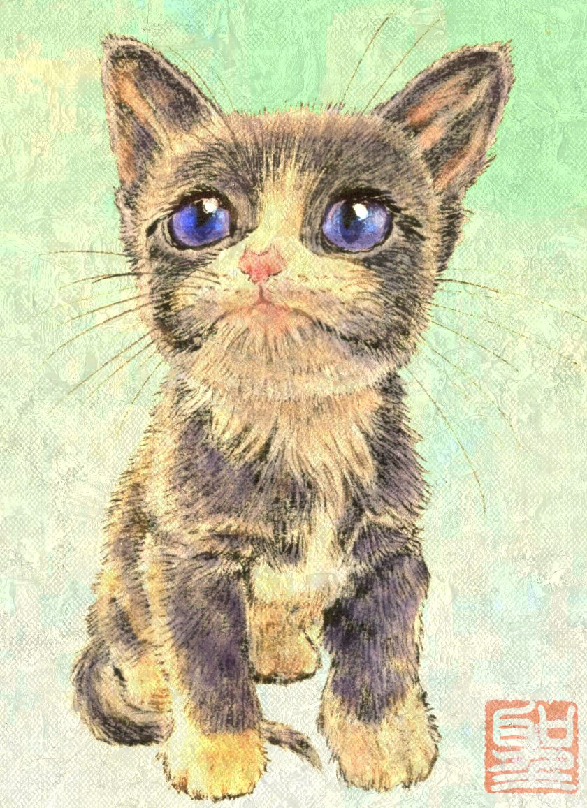 「おはこんばんちは。 」|CatCuts ✴︎日々猫絵描く漫画編集者のイラスト