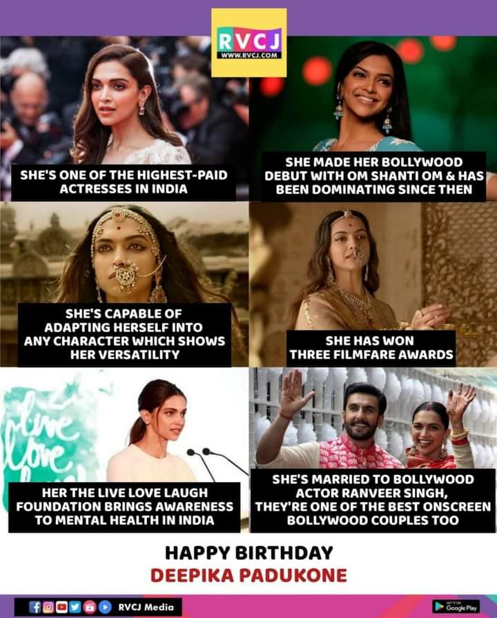 Happy Birthday   Deepika Padukone 
