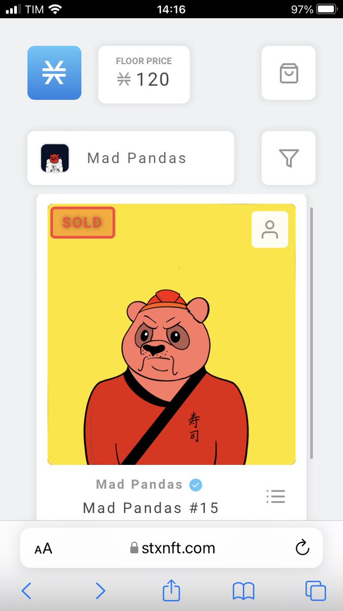 #Stacks community, we had another #NFT secondary sale. Let’s go.