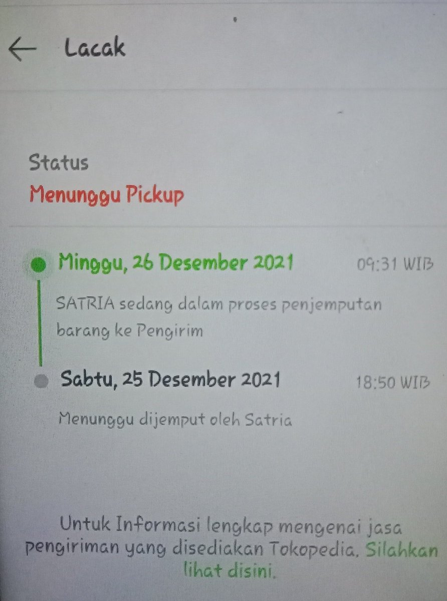 emakbapakKay's tweet photo. @anteraja_id  paketan dgn  resi 10003192346237 ini gmn sih dri tgl 25 knp gk di pickup2, skrng udh tgl 4 januari lhoooo yaaaaaaaaaaaa , tolong koordinasikan untuk sgra dipickup https://t.co/6XPcZDbFOE