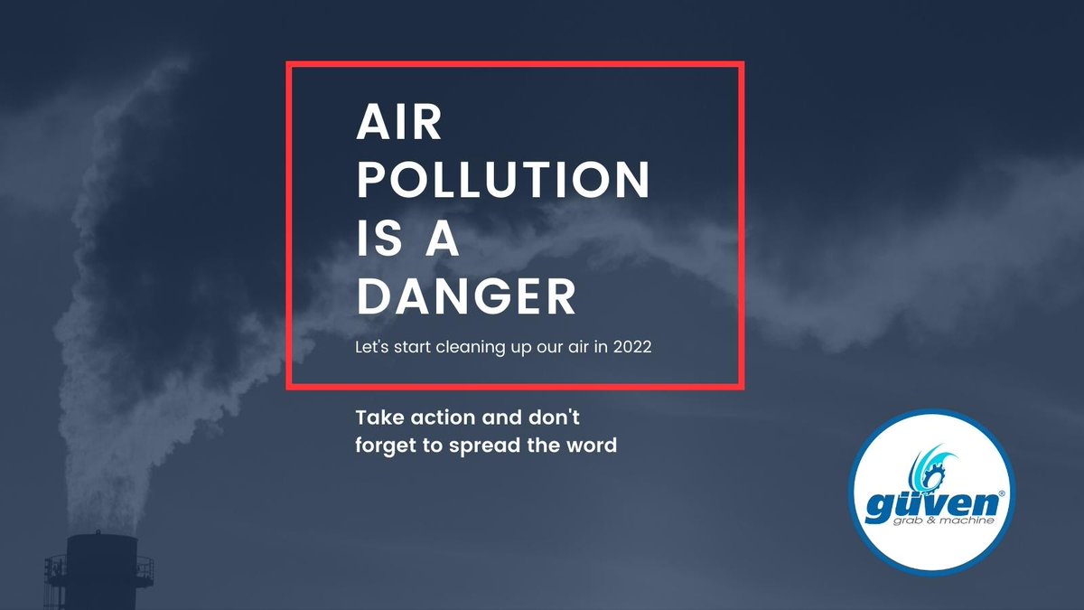 #AirPollution is a Danger
Let's start cleaning up our air in 2022
#Takeaction and don't forget to spread the word.

TR -> Dünyamızı #havakirliliği nden korumak için 2022'de harekete geçmeye ne dersiniz?
#savetheoceans #protecttheoceans #planetorplastic #zerowaste #climatecrisis