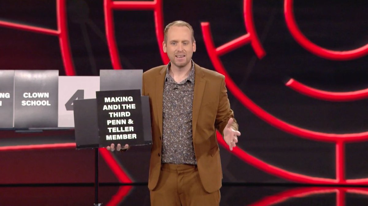 Tune in to <a href="/CWPennandTeller/">CW Penn & Teller</a> this Friday to see if I’m able to convince <a href="/pennjillette/">Penn Jillette</a> and <a href="/MrTeller/">Teller</a> to let me join the double act! I’m so excited for you to see this!